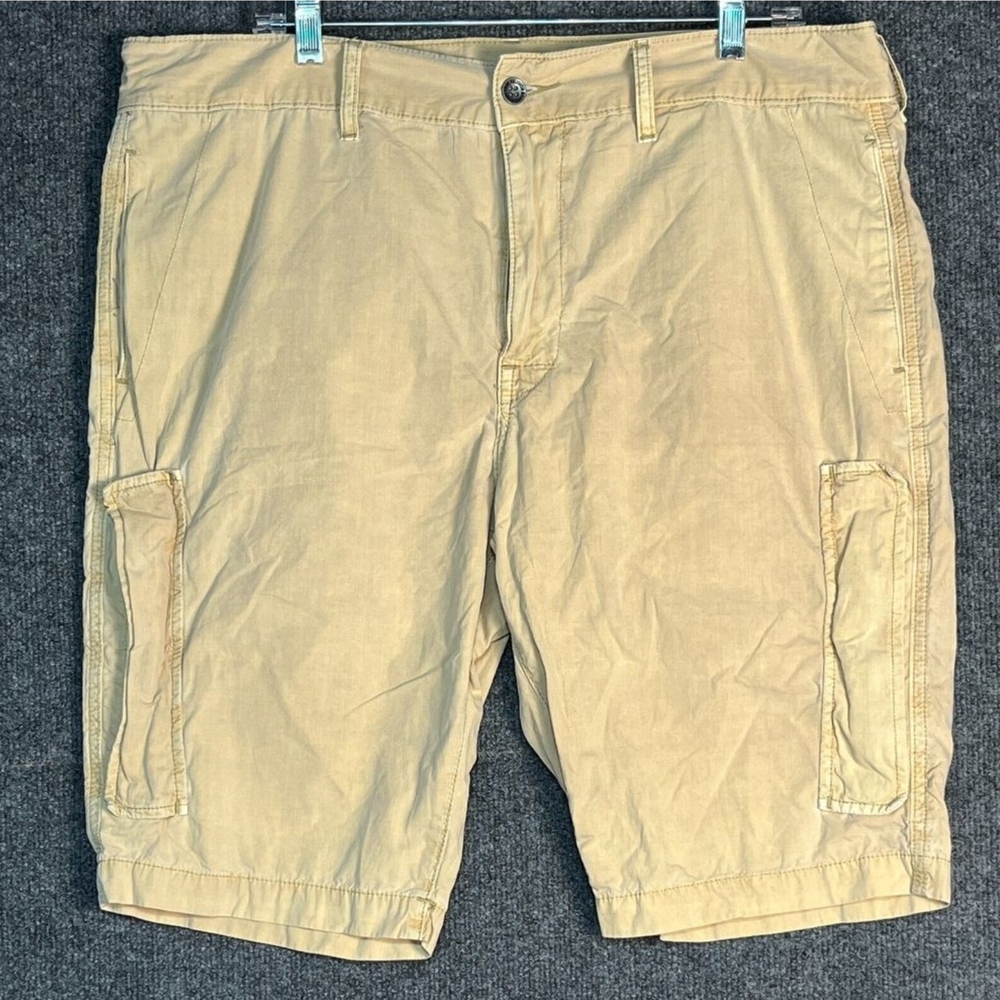 True Religion Men's Tan Cargo Shorts